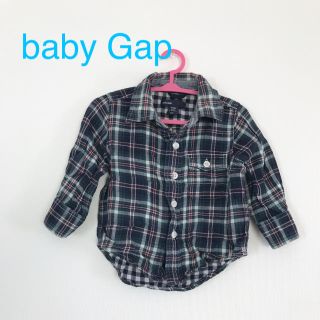 ベビーギャップ(babyGAP)のbaby Gap チェックシャツ ネルシャツ ベビーギャップ サイズ80(シャツ/カットソー)