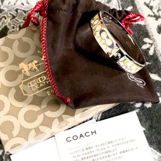 コーチ(COACH)のコーチ ロゴ シグネチャー ブレスレット バングル アクセサリー(ブレスレット/バングル)