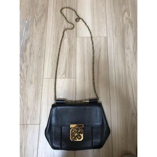 クロエ(Chloe)の美品 chloe 2wayショルダー ミニバック 黒　結婚式(ショルダーバッグ)