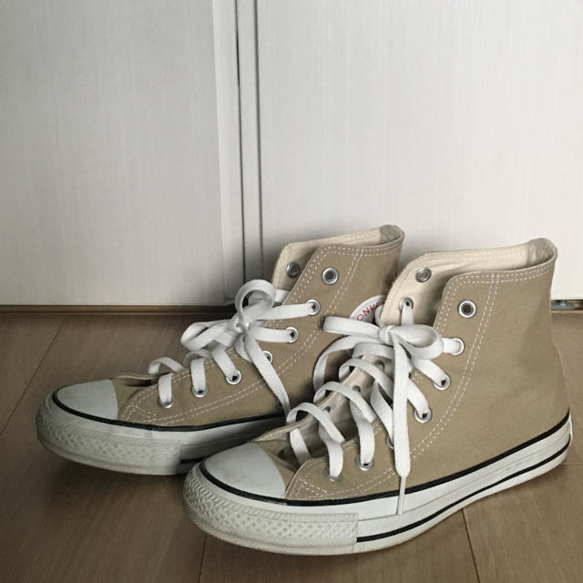 CONVERSE(コンバース)のxx瑠愛xx様専用 オールスター HI ベージュ イエナ 23.5 美品 レディースの靴/シューズ(スニーカー)の商品写真