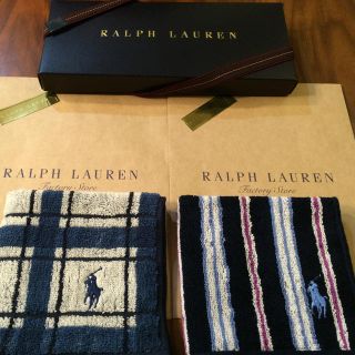 ラルフローレン(Ralph Lauren)のセール♪ギフト♡ラルフ タオルハンカチ(ハンカチ/ポケットチーフ)