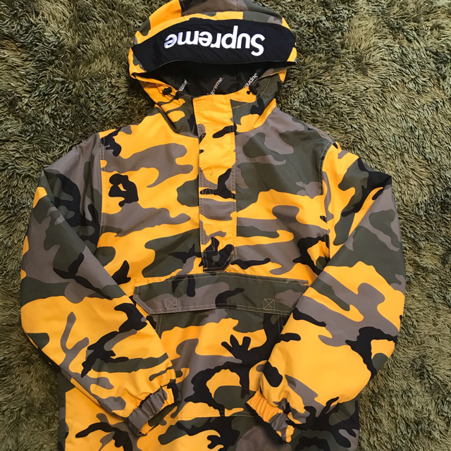 Supreme Hooded Logo Half Zip Pullover