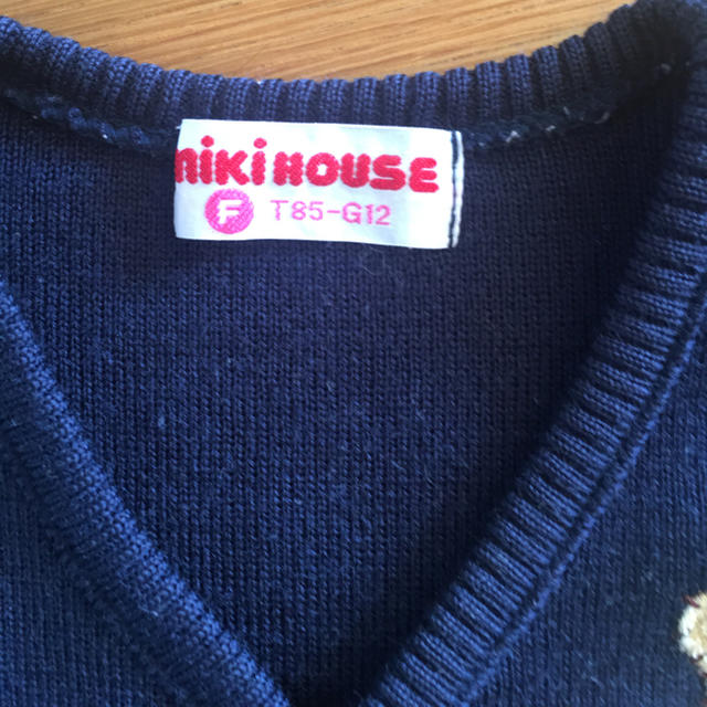 mikihouse(ミキハウス)のミキハウス　ベスト キッズ/ベビー/マタニティのキッズ服男の子用(90cm~)(ジャケット/上着)の商品写真