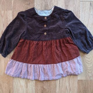 ザラキッズ(ZARA KIDS)のzara baby コーデュロイワンピース(ワンピース)