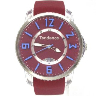 テンデンス(Tendence)のテンデンス TG131001 スリムポップ ワインレッド ユニセックス 腕時計(腕時計)