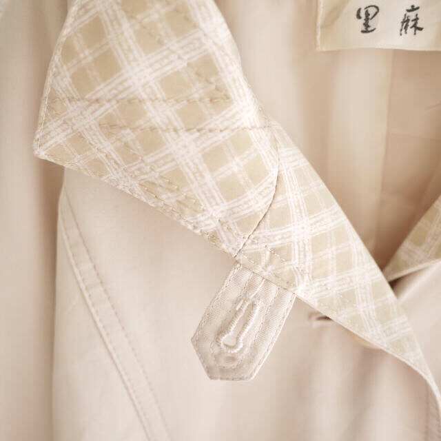 ギザギザステッチの襟が◎きれいめコート♡フォロ割-¥200♡ レディースのジャケット/アウター(ロングコート)の商品写真