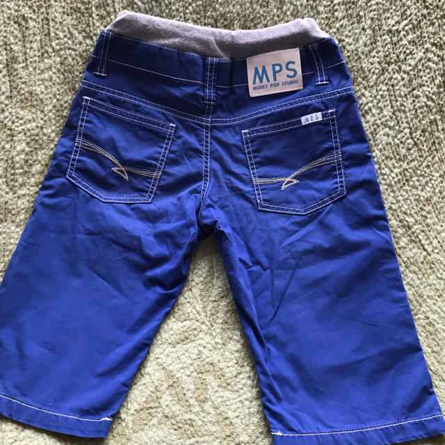 MPS(エムピーエス)のきなこ様ご専用★MPS ロイヤルブルー 膝丈パンツ  130 キッズ/ベビー/マタニティのキッズ服男の子用(90cm~)(パンツ/スパッツ)の商品写真