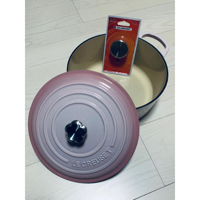 Le creuset ルクルーゼ  ココットロンド  24cmインテリア/住まい/日用品