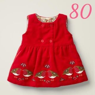 ボーデン(Boden)のBaby Boden コマドリワンピース 80(ワンピース)