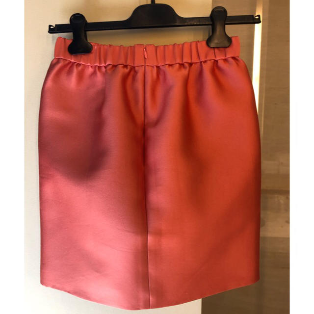 Drawer(ドゥロワー)のドゥロワー Drawer スカート 36 コーラルピンク  ギャザースカート  レディースのスカート(ミニスカート)の商品写真