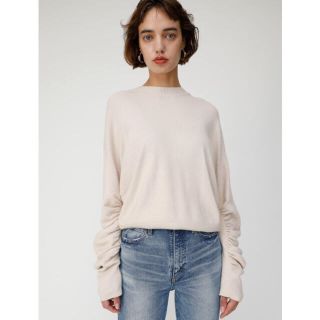 マウジー(moussy)のmoussy♡今季新作/GATHER SLEEVE SWEATER (ニット/セーター)