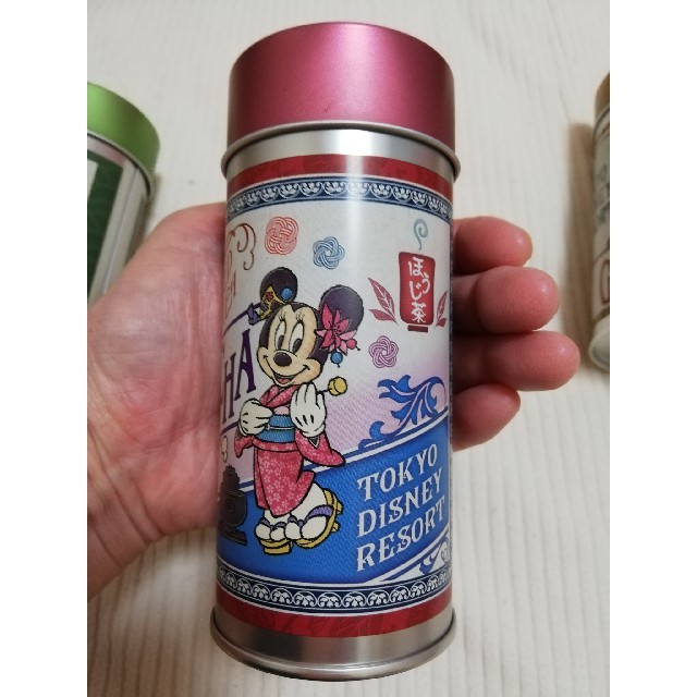 Disney(ディズニー)のお値下げ中ディズニー茶筒缶（中身なし)３本セット インテリア/住まい/日用品のキッチン/食器(容器)の商品写真
