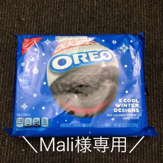 日本未発売 オレオ クリスマスレッドクリーム チョコレートピーナッツバター(菓子/デザート)