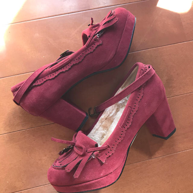 axes femme(アクシーズファム)のaxesモカシン風ヒールパンプス レディースの靴/シューズ(ハイヒール/パンプス)の商品写真