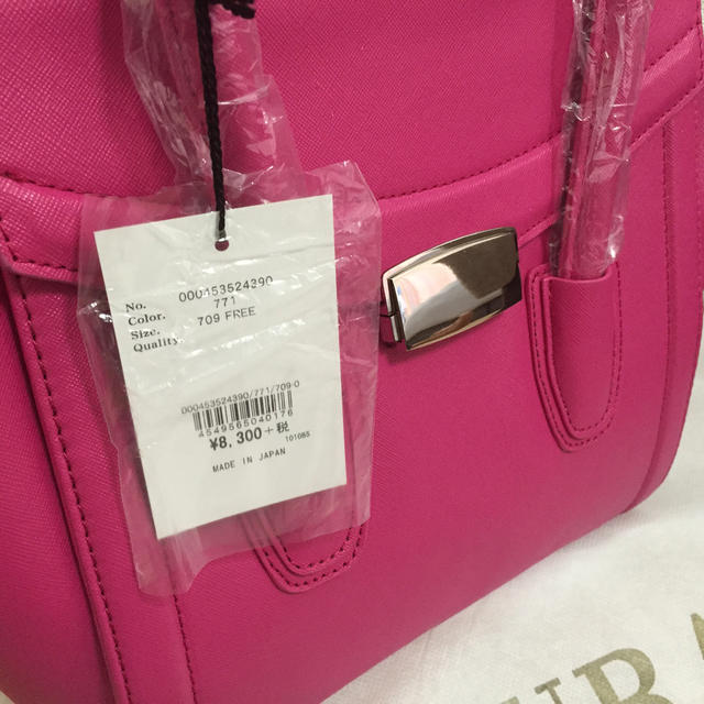 DURAS(デュラス)のDURASピンクショルダーハンドバック レディースのバッグ(ショルダーバッグ)の商品写真