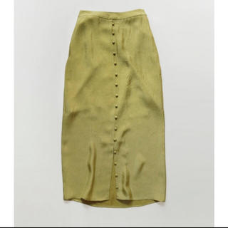 TODAYFUL   TODAYFUL サテンスカートfront button satin skirtの通販