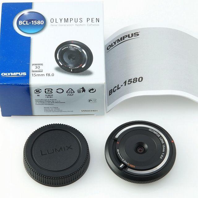 極美品★OLYNPUS 15mm f8 ボディーキャップレンズ BCL-1580