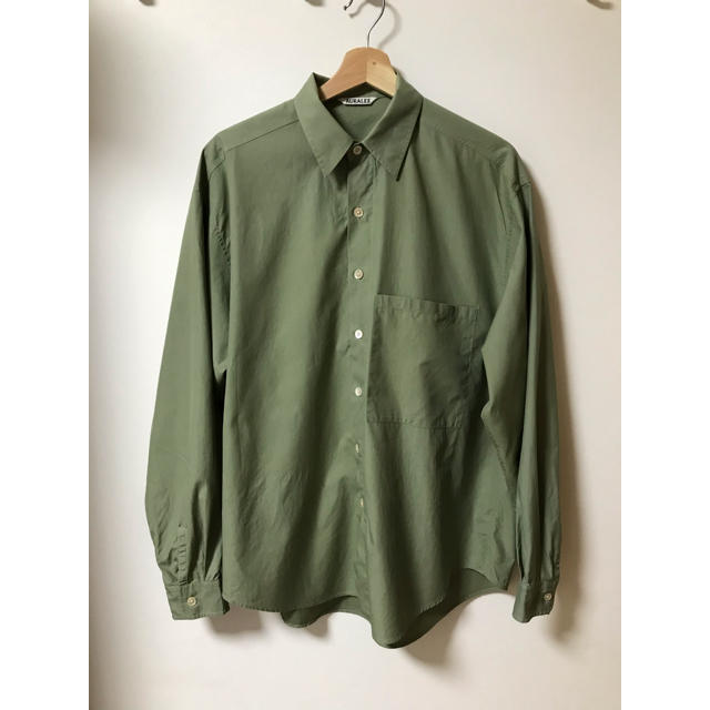 AURALEE finx cotton twill shirts 17aw メンズのトップス(シャツ)の商品写真