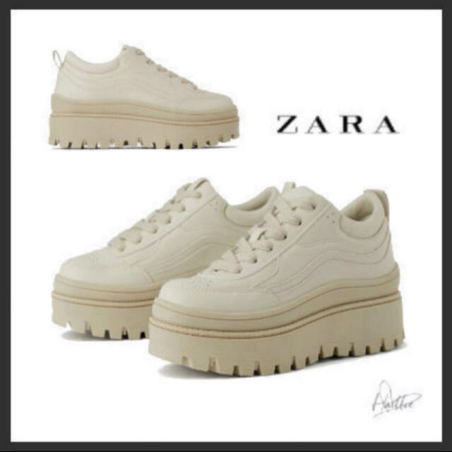 ZARA(ザラ)の厚底スニーカー レディースの靴/シューズ(スニーカー)の商品写真