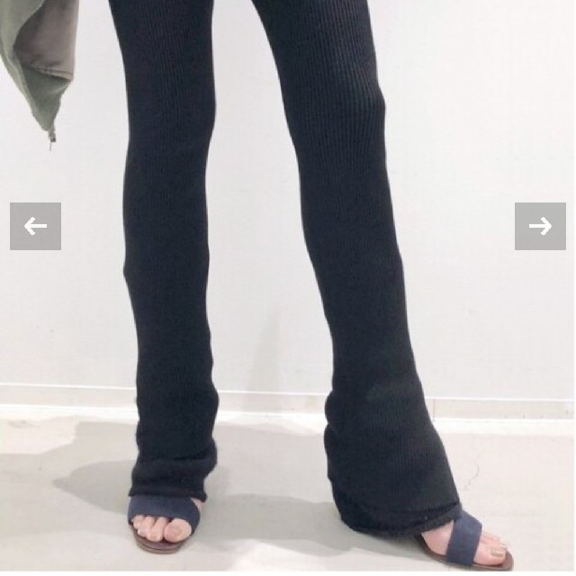 L´Appartement Slit Leggings/ブラック-