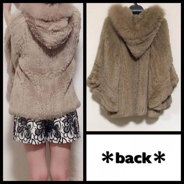 *GRACE*美品/リアルファーフリルコート *GRACE*美品/リアルファーフリルコート
