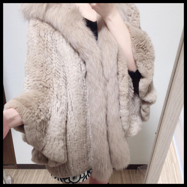 *GRACE*美品/リアルファーフリルコート *GRACE*美品/リアルファーフリルコート