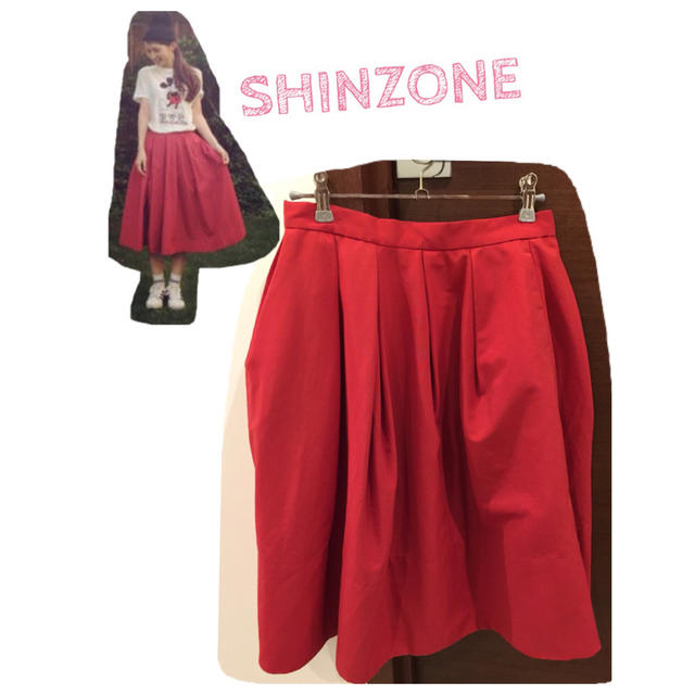 Shinzone(シンゾーン)のお値下げ！シンゾーンフレアスカート レディースのスカート(ひざ丈スカート)の商品写真