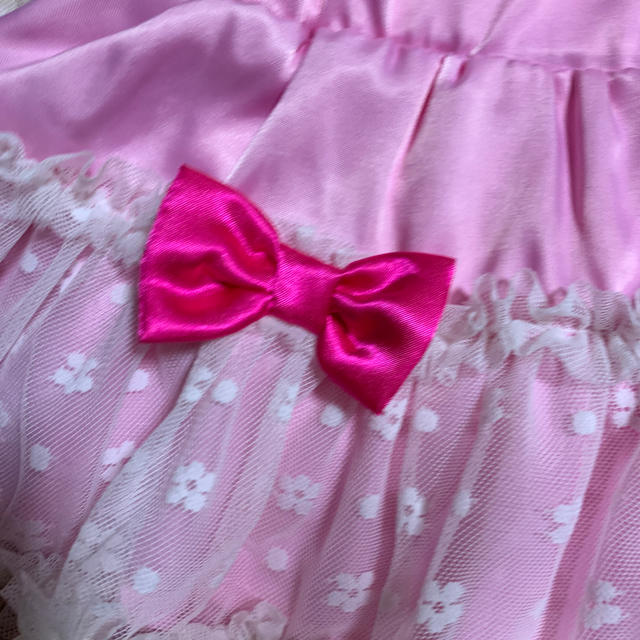 EARTHMAGIC(アースマジック)のアースマジック  フリルチュールリボンスカパン キッズ/ベビー/マタニティのキッズ服女の子用(90cm~)(スカート)の商品写真