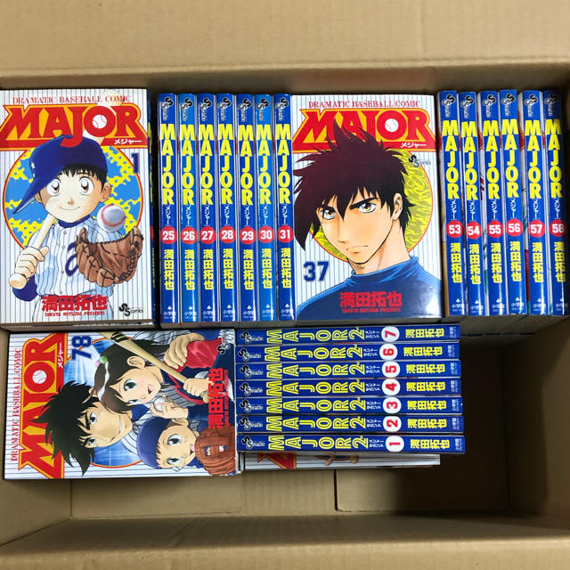 メジャー全巻(1〜78)＋メジャーセカンド1〜7巻 エンタメ/ホビーの漫画(全巻セット)の商品写真