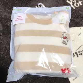 ユニクロ(UNIQLO)のUNIQLO フリースパジャマ size80(パジャマ)