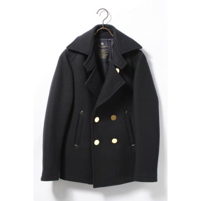 L'Appartement DEUXIEME CLASSE(アパルトモンドゥーズィエムクラス)の☆再お値下げ!!☆アパルトモン　MELTON P-COAT　ネイビー　 レディースのジャケット/アウター(ピーコート)の商品写真