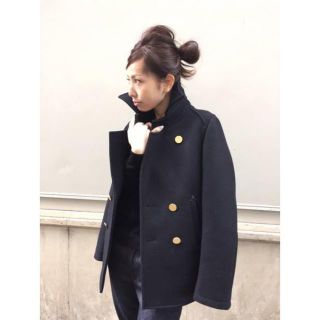 アパルトモンドゥーズィエムクラス(L'Appartement DEUXIEME CLASSE)の☆再お値下げ!!☆アパルトモン　MELTON P-COAT　ネイビー　(ピーコート)