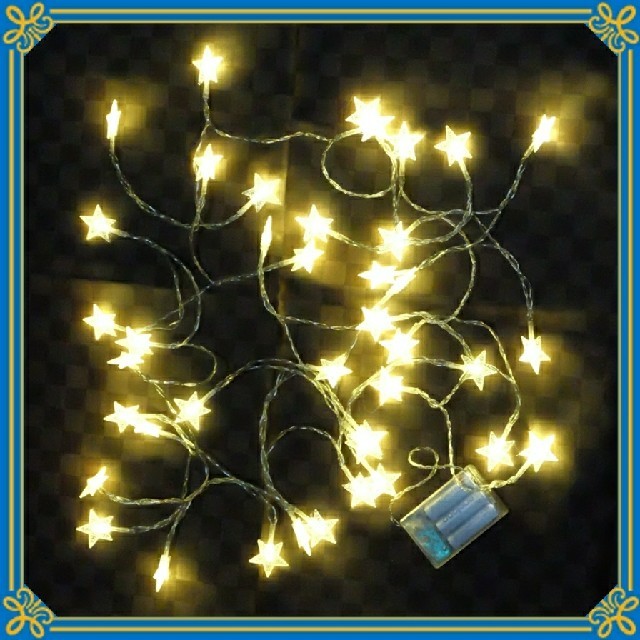 電池式 イルミネーション 星形 ライト 6m スター Led クリスマスの通販 By モンキーカフェ S Shop ラクマ