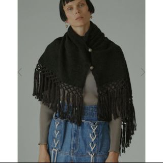 アメリヴィンテージ(Ameri VINTAGE)のアメリヴィンテージ　COLOR TASSEL STOLE 完売(ストール/パシュミナ)