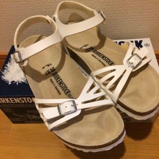 ビルケンシュトック(BIRKENSTOCK)のBIRKENSTOCK Bali 白(サンダル)