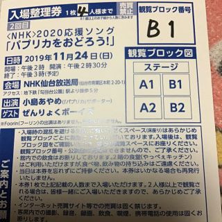 即決★4名様分★11/24(日)「パプリカをおどろう！」2回目公演 仙台(キッズ/ファミリー)