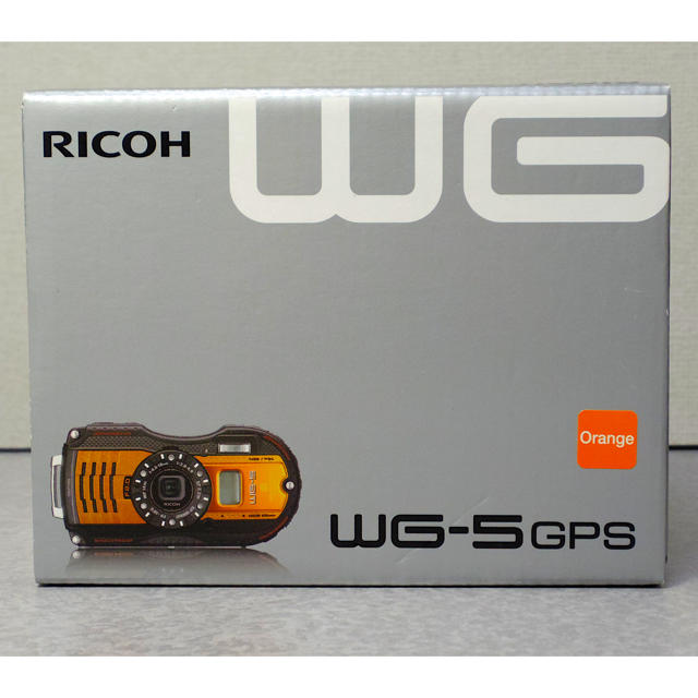 RICOH(リコー)のRICOH WG-5 GPS  オレンジ スマホ/家電/カメラのカメラ(コンパクトデジタルカメラ)の商品写真