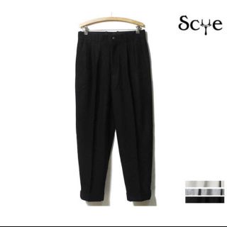 サイ(Scye)のSCYE BASICS 18aw ウールワイドテーパードスラックス(スラックス)