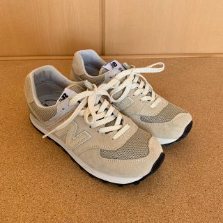 new balance/M5740 23.5cm ベージュ