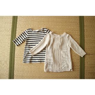 ムジルシリョウヒン(MUJI (無印良品))のbabyGAP 無印良品 ワンピース2着セット 80サイズ(ワンピース)