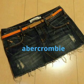 アバクロンビーアンドフィッチ(Abercrombie&Fitch)のアバクロ デニムスカート(ミニスカート)