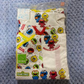 セサミストリート(SESAME STREET)の【新品未使用】新生児 肌着5点セット(肌着/下着)