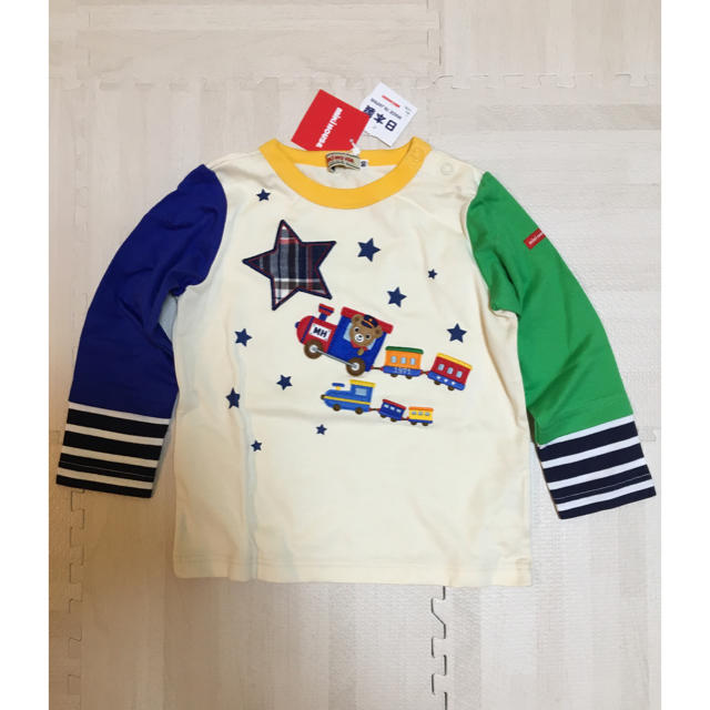 mikihouse(ミキハウス)のmikihouse ミキハウス ロンT 90サイズ 新品 キッズ/ベビー/マタニティのキッズ服男の子用(90cm~)(Tシャツ/カットソー)の商品写真