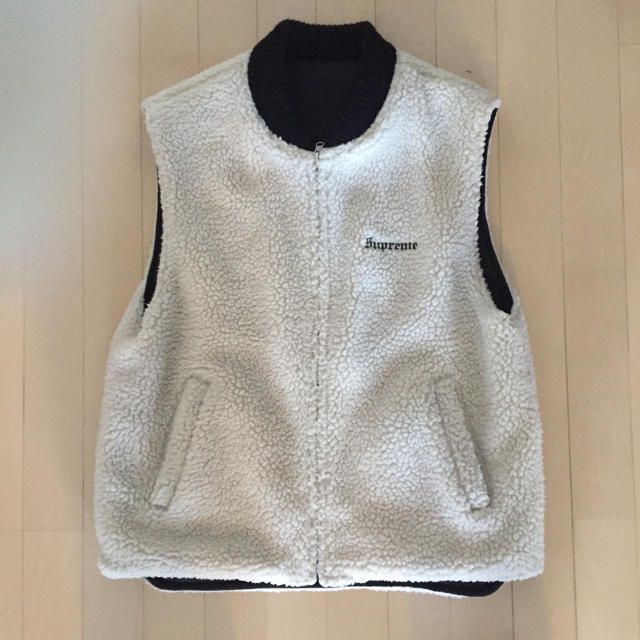 supreme シュプリーム リバーシブル ボア ベスト - ベスト