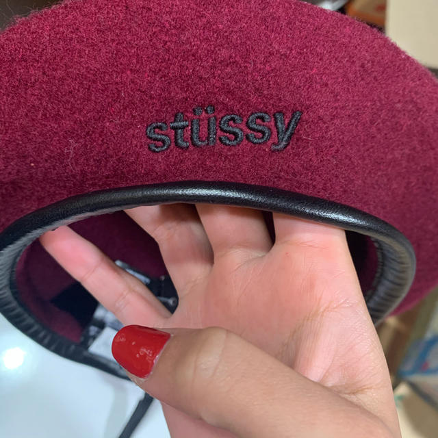 STUSSY(ステューシー)のStussy ベレー帽 レディースの帽子(ハンチング/ベレー帽)の商品写真