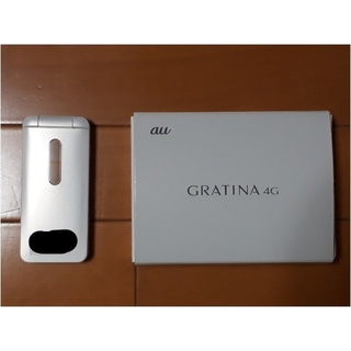 キョウセラ(京セラ)のGRATINA 4G ホワイト SIMフリー(スマートフォン本体)