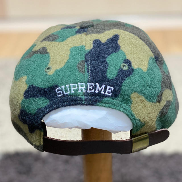 supreme wool s logo 6-panel cap camo柄 - キャップ