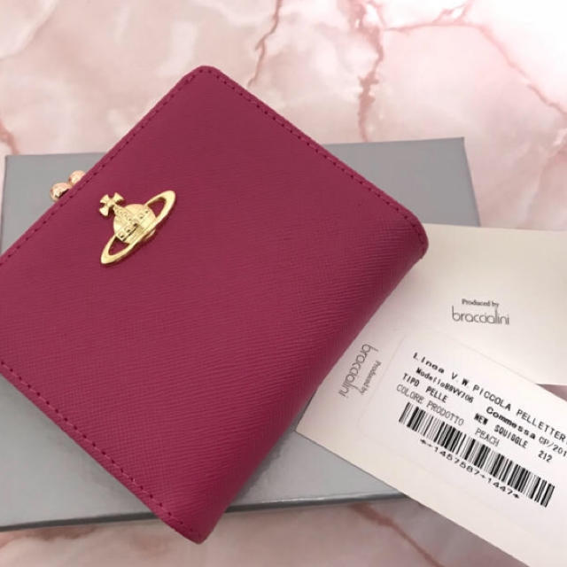 Vivienne Westwood(ヴィヴィアンウエストウッド)の最終値下げ！ヴィヴィアン財布　ピンク レディースのファッション小物(財布)の商品写真