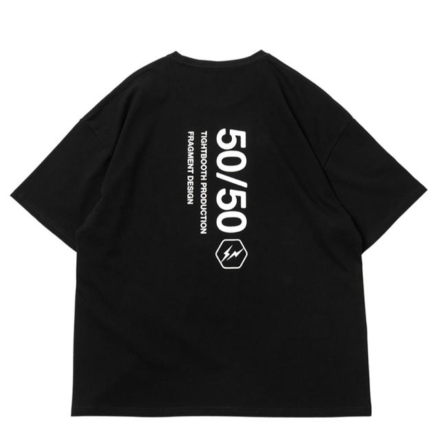 FRAGMENT(フラグメント)のLサイズ　50-50 T-SHIRT / BLACK メンズのトップス(Tシャツ/カットソー(半袖/袖なし))の商品写真