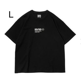 フラグメント(FRAGMENT)のLサイズ　50-50 T-SHIRT / BLACK(Tシャツ/カットソー(半袖/袖なし))